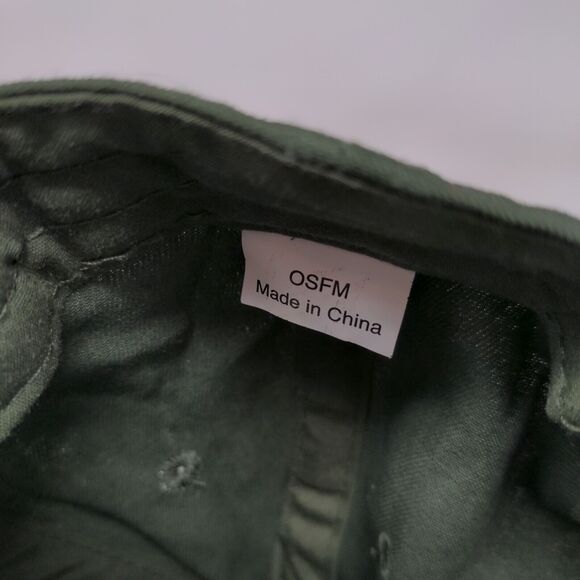 Unbranded Men's Strapback Hat Green Size OSFM Blank Vent Holes - Picture 7 of 7